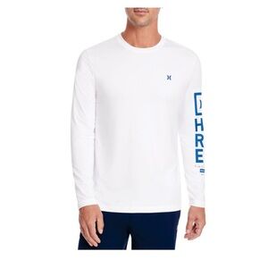 Hurley Everyday Hybrid UPF Long Sleeve Tee White SM